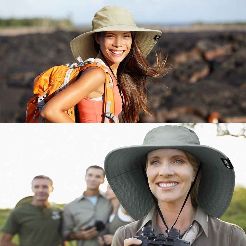 Solaris Wide Brim Sun Hat for Women, UPF 50+ UV