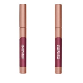 L'Oreal Paris Pack of 2 L'Oreal Paris Infallible Matte Lip Crayon, Sizzling Sugar # 514