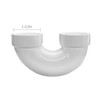 LESSO P Trap with Threaded Adapter Ring,1-1/2" Leak & Odor