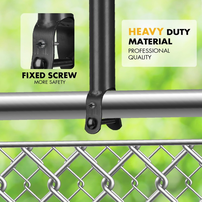 12 Pack 1-3/8'' Chain Link Fence Extension, 30'' Fence Extension