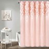 12PCS Decorative Shower Curtain Hooks with Shining Diamond,Rust Resistant Pink