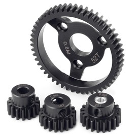 LSG 32P Spur Gear 50T 51T 52T 53T 54T 55T 56T 57T 58T Pinions Gear for 1/10 Tra-xxas Slash 2wd RC Car (52T)