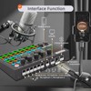 F999MAX Live Sound Card, Professional Audio Mixer & Noise Reduction,