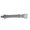 HAOHIZE Flexible Universal Sink Drain Pipe, S-Type, Grey, Plastic +