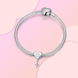 GOINEVA I have found charm 925 Sterling Silver Charms Fits Women's Charm Bracelet and Necklace Bead Jewelry Gifts for Sister