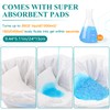 Super Absorbent Commode Pads, 50 Pack Bedside Commode Pads for