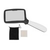 Folding Handheld Magnifying Glass with Light 5 LEDs 3X Large