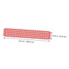 Mikinona 2pcs Elegant Valentine's Day Table Cover Heart Pattern Tablecloth