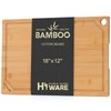 Hiware Extra Large Bamboo Cutting Board for Kitchen, Heavy Duty