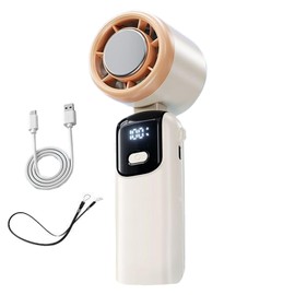 Handheld Cooling Fan, Foldable Electric Personal Cooler Fan, C100 Wind Modes Air Cooler, Hot Weather Must Have for Work Camping Picnic Traveling Outdoor