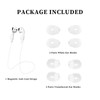 4 Pairs Ear Hooks Wingtip and Magnetic Anti-Lost Straps for