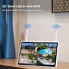 Kittyhok 10CH Wireless NVR System with Monitor, WiFi Security NVR