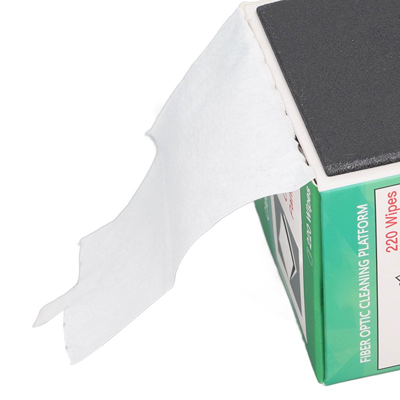 Fiber Optic Cleaning Wipe 220 Sheets Dust Free Cleaner Platform