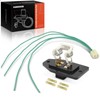 A-Premium HVAC Blower Motor Resistor with Wire Harness Kit Compatible