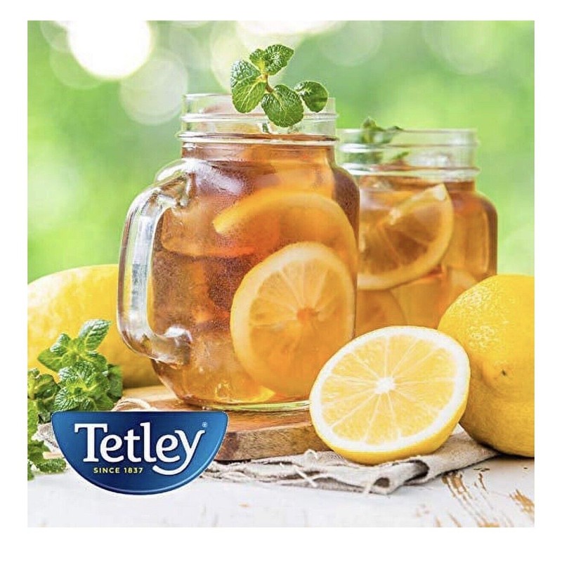 Tetley Iced Black Tea Blend Round Tea Bags 24 Count
