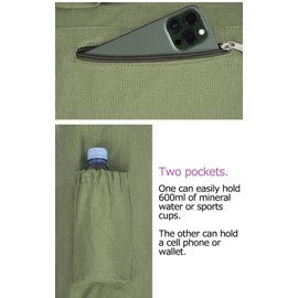 maxer Yoga Mat Bag, Yoga Mat Carrier Full-Zip Exercise Yoga Mat Carry Bag for Women, Multi-Functional Storage Pockets,Adjustable Shoulder Strap, 1/4" 1/3" Thick Gym Beach (Green，Large)