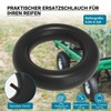 Schlauch für den Rasenmäherreifen 15x6.00-6 mit geradem Ventil Reifendecke Reifenschlauch