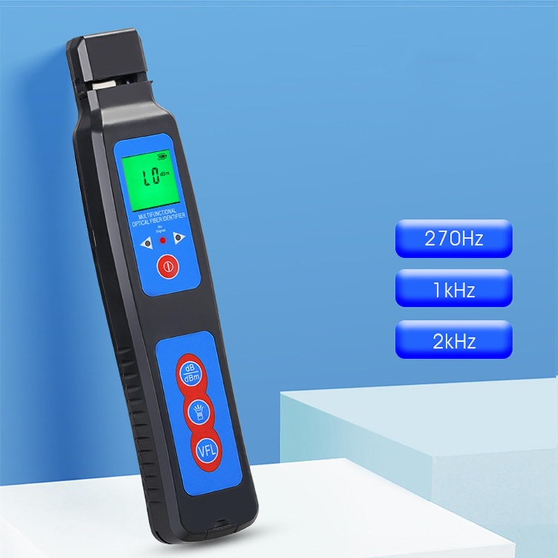 Live Optical Fiber Identifier, 800-1700nm VFL Red Light Source 10km