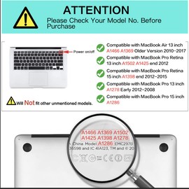 MOSISO Silicone Keyboard Cover Compatible with MacBook Air 13 inch A1466 A1369 2010-2017&Compatible with MacBook Pro 13/15 inch (with/Without Retina Display, 2015 or Older Version), Blue & Pink