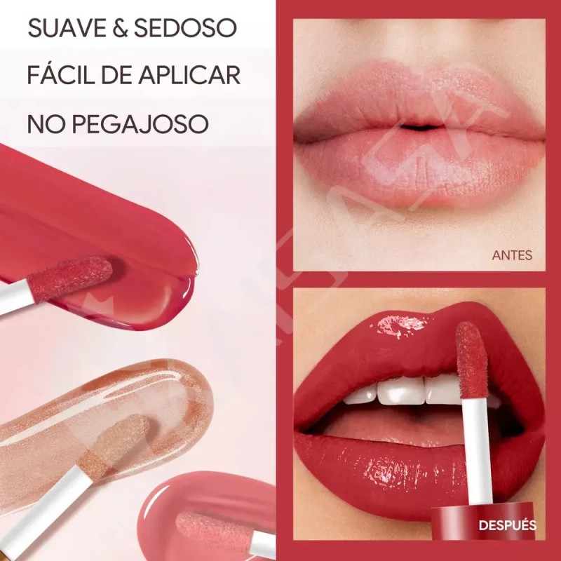 Set De Labiales Líquidos Mate Kaisasa con 12 Colores de