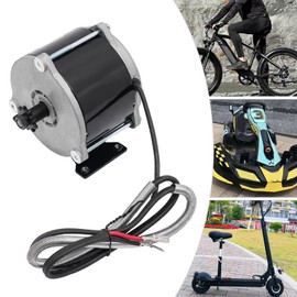 Gear Reduction Electric Motor MY1018E-D, 24V 500W 1700RPM Electric Bicycle Brushed Motor Reductor Brushed DC Motor for Electric Bicycle, Scooter, Bikes, etc (500W,24V)