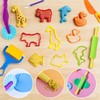Kleeblatt Dough Tools Set for Kids - 37 Pcs Playdough