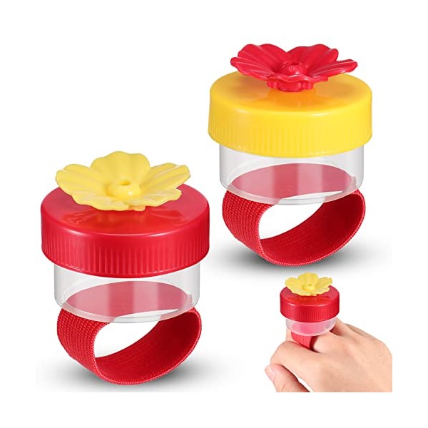 Hummingbird Ring Feeder Hummingbird Hand Feeder for Outdoors Flower Hand