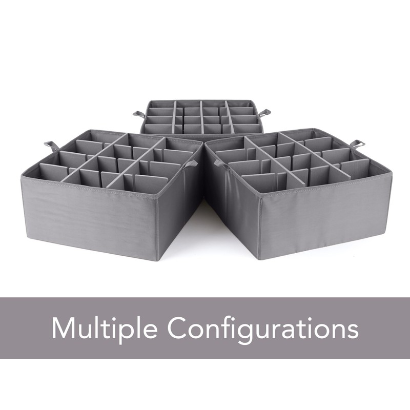 Covermates Keepsakes - Adjustable Cube Storage Bin - Configurable FlexGrid