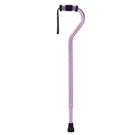 SkyMed Fashionable Offset Walking Cane Color: Purple