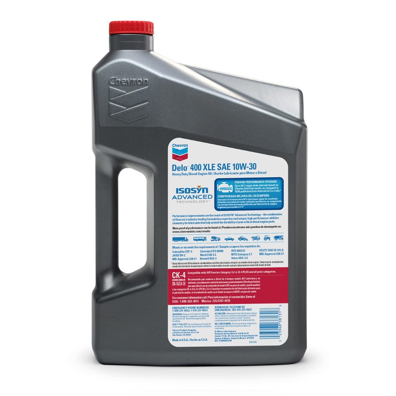 Delo 400 XLE Heavy Duty Synblend Diesel Engine Oil 10W-30,