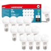 LAMPHOME 12-Pack Cool White LED Bulbs - Energize Bedroom &