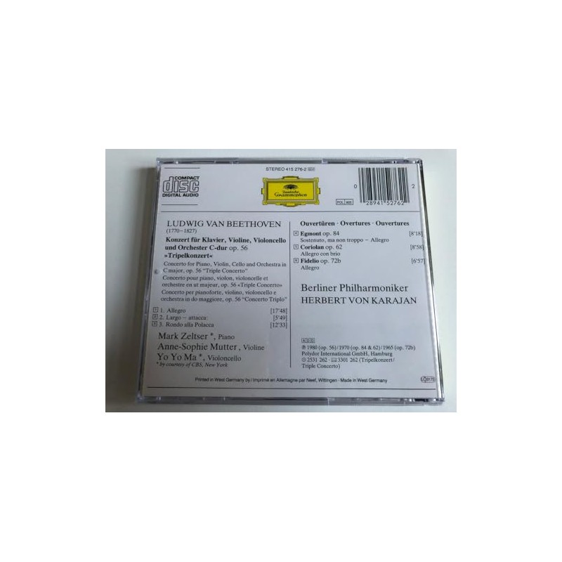 Tripelkonzert Op. 56 / Ouvertüren