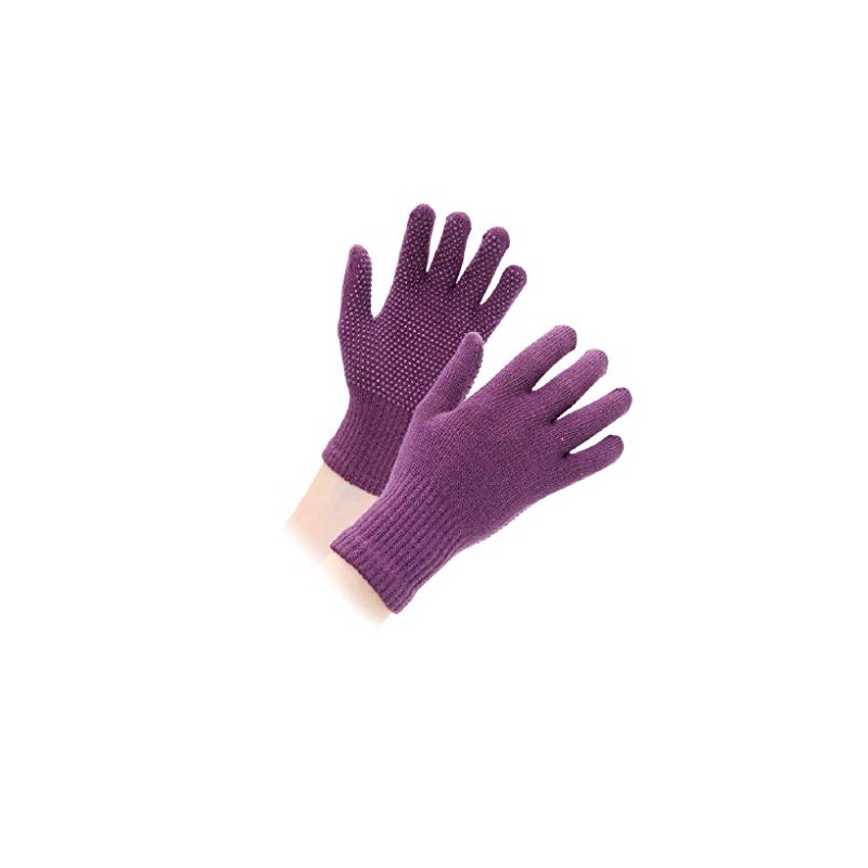 Shires Suregrip Riding Gloves - Childrens in Purple, onesize