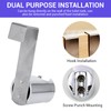 UPIQNG Bidet Holder Toilet Handheld Bidet Holder Stainless Steel+ABS Bidet