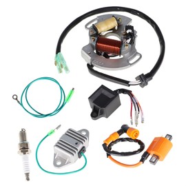 labwork Ignition Coil Spark Plug CDI Regulator and Stator Replacement for Yamaha Blaster YFS200 1997 1998 1999 2000 2001
