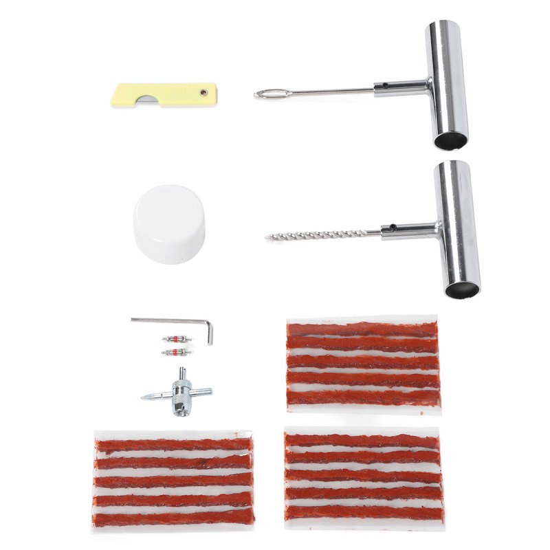 24Pcs Tire Repair Kit Heavy Duty Tire Plug Kit Universal