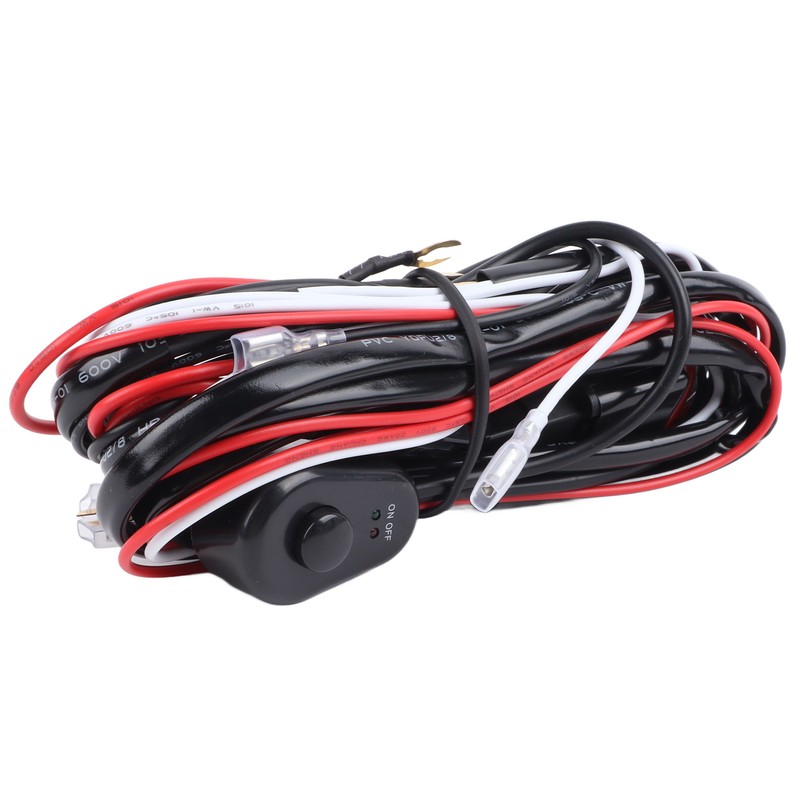 LED Light Bar Wiring Harness Car Work Light Remote On