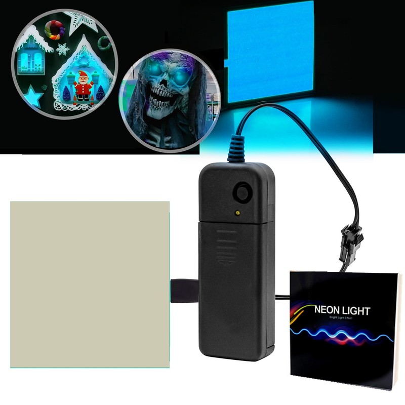 Electroluminescent El Sheet Panel Light - 3Modes Stay on/Slow Flash/Fast