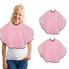 Tibapla 2Pcs Short Makeup Capes, Waterproof Nylon Barber Cape, Hair