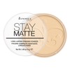 Rimmel London Stay Matte - 001 Transparent - Pressed Powder,