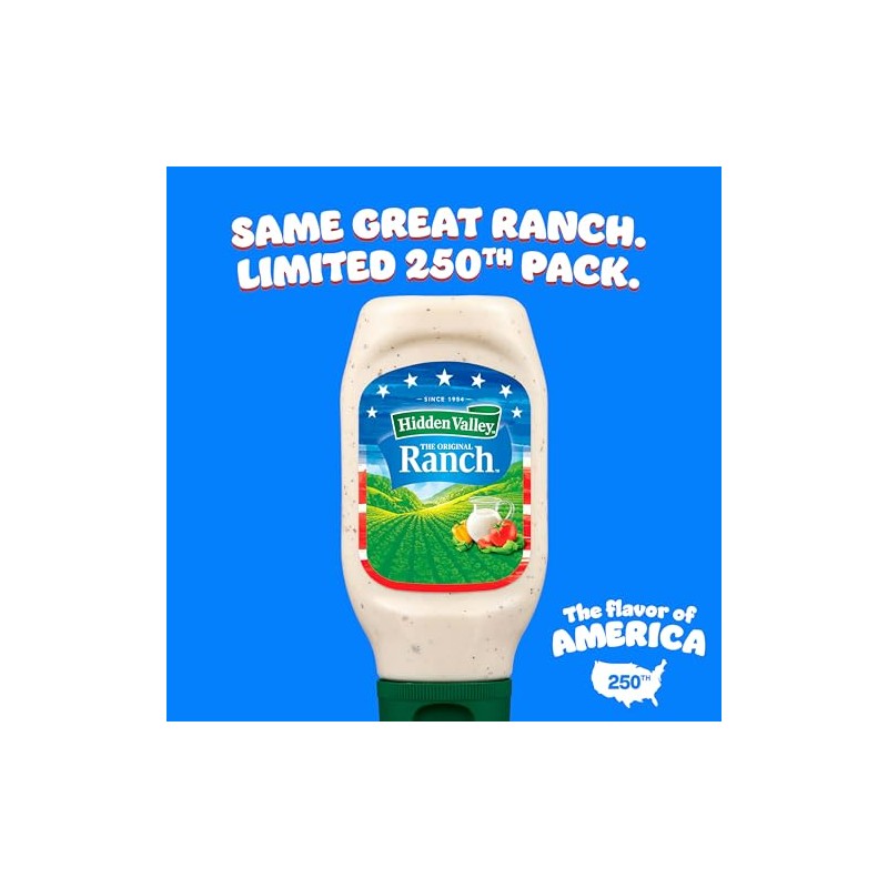 Hidden Valley® Original Ranch® Aderezo y cobertura para ensaladas, sin