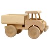 Geschenkissimo Wooden Truck Children - Wooden Car with Name Engraving