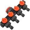 Suinga 4 Way Garden Tap Splitter 3/4" and 1" with