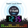 Netzu Loud Alarm Clock for Heavy Sleepers, Vibrating Alarm Clock