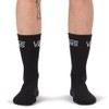 Vans, Classic Crew Socks. 3 Pair Pack - Black, Large
