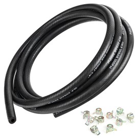 Fuel Hose, Gasoline Hose, 3-Layer Hose, High Performance, Rubber Hose, Fuel Hose, Pressure Resistant, Waterproof, Weatherproof, Oil Resistant Hose, For Automobiles and Motorcycles, Includes 10