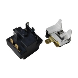 QPE2-A4R7MD3 6Pins Refrigerator Freezer PTC Start Relay and Overload Protector Kit Compatible with Midea, Danby, Magic Chef