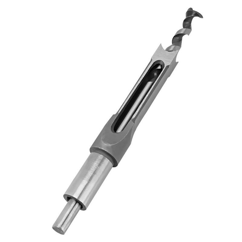 1pc 16mm Square Hole Drill Tool, Walfront Hollow Mortise Chisel