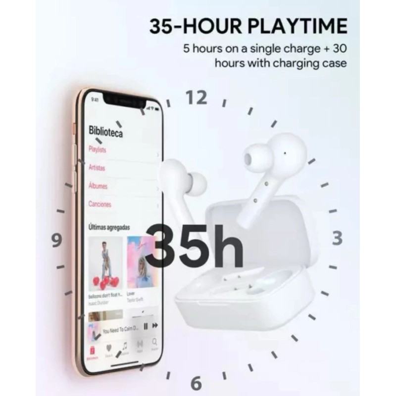 AUKEY Move Compact True Wireless Earbuds White