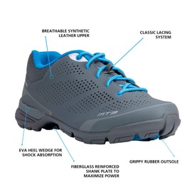 SHIMANO SH-MT301 LSG Series Multi-use, Touring, Casual MTB Bicycle Shoes, Gray, 37